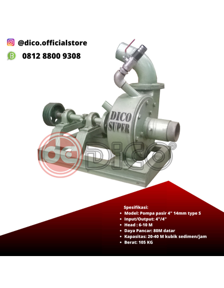 Pompa Pasir 4" 14mm S