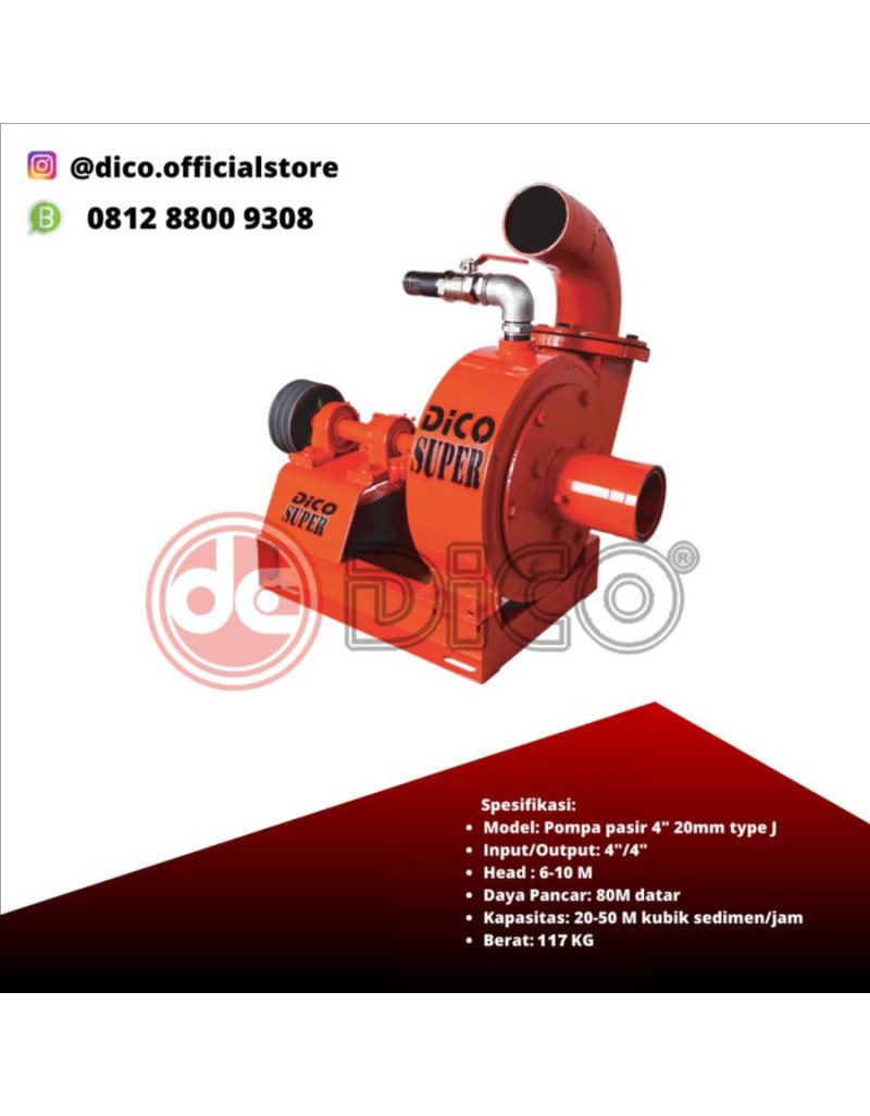 Pompa Pasir 4" 20mm J