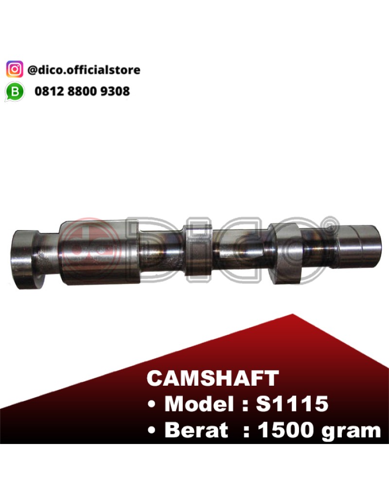 Camshaft S1115 Ulir