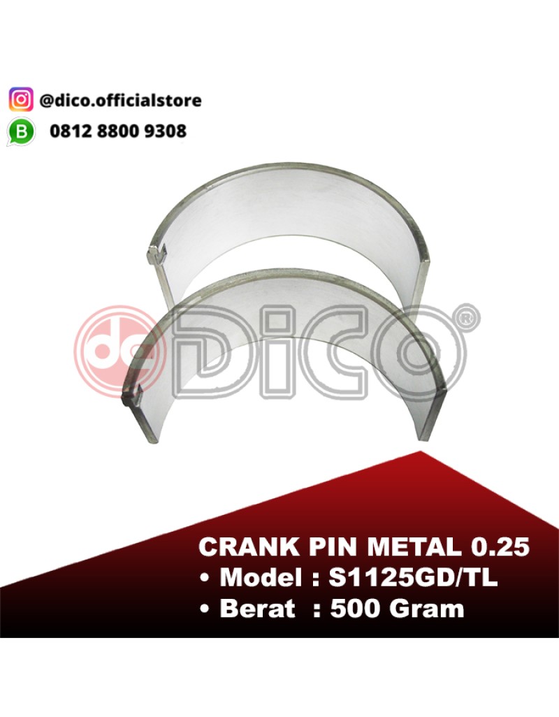 Crank Pin Metal 0,25 S1125GDTL
