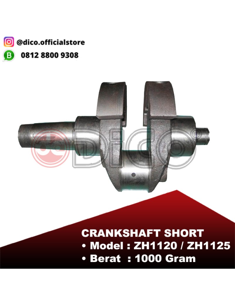 Crankshaft 60mm Short ZH1120