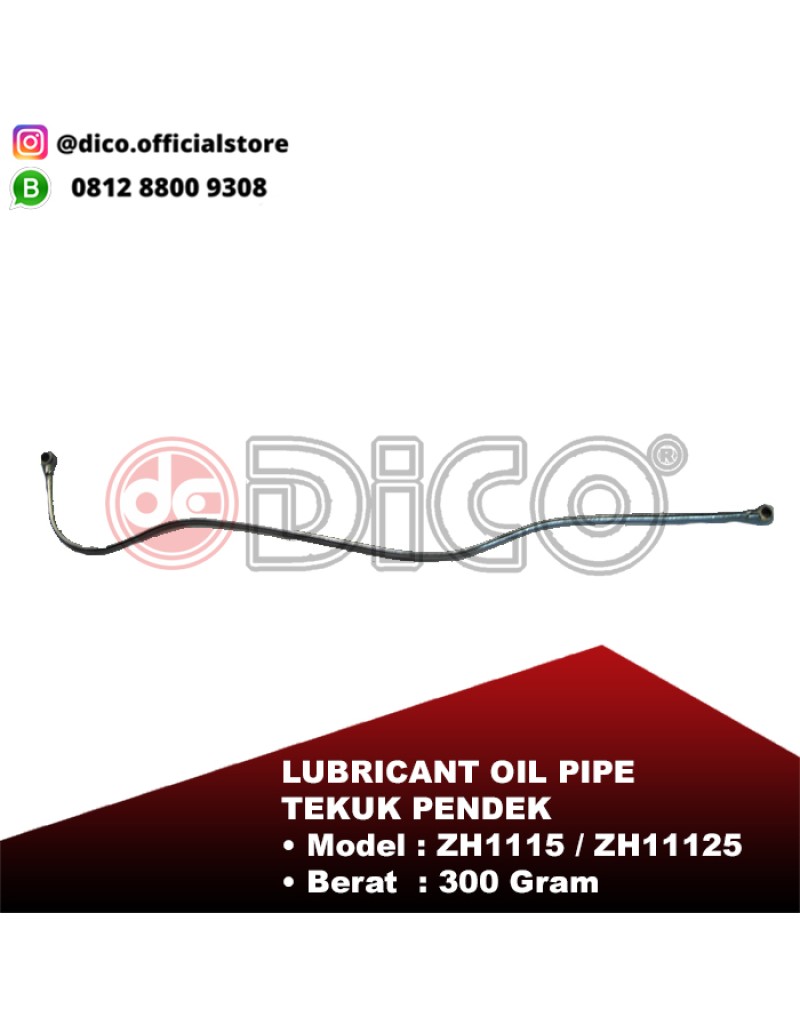 Lubrication Oil Pipe Tekuk Short ZH1115
