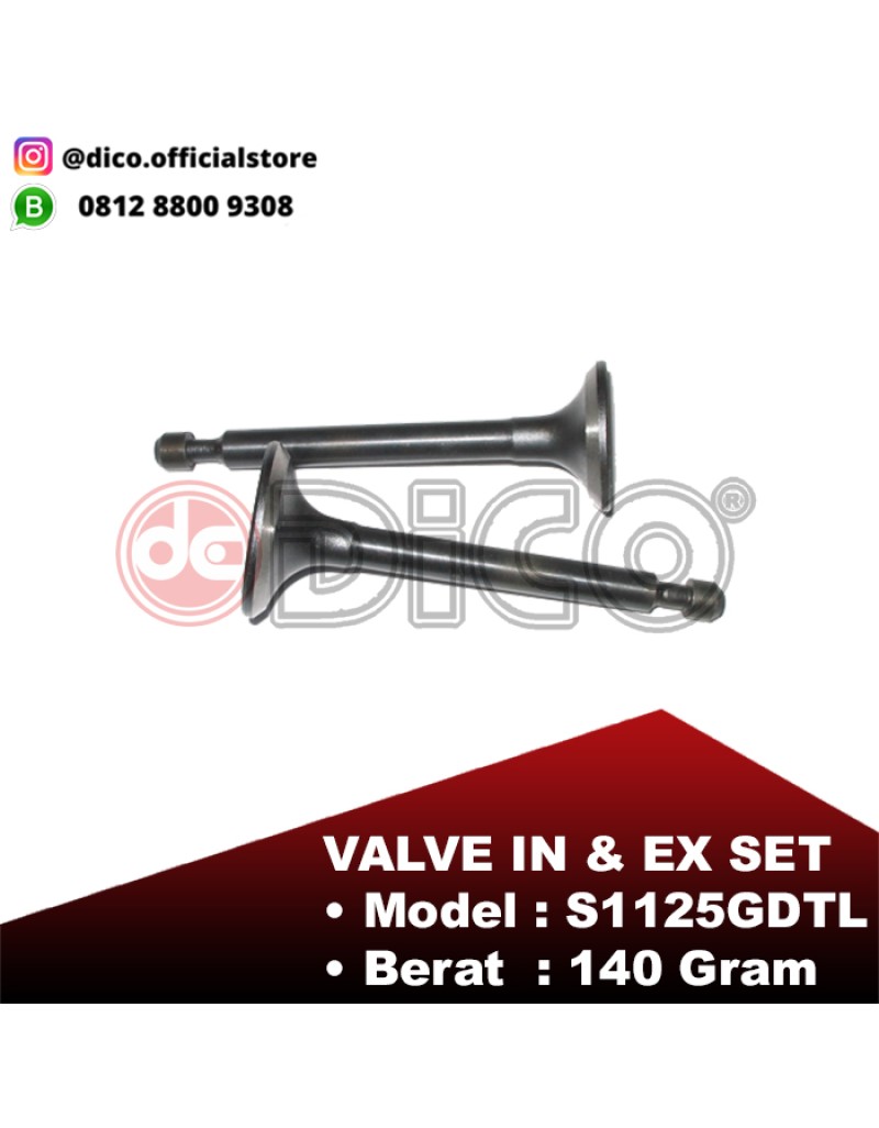 Valve IN / EX S1125GD/TL GOT