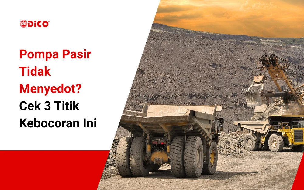 pompa pasir tidak menyedot - dico